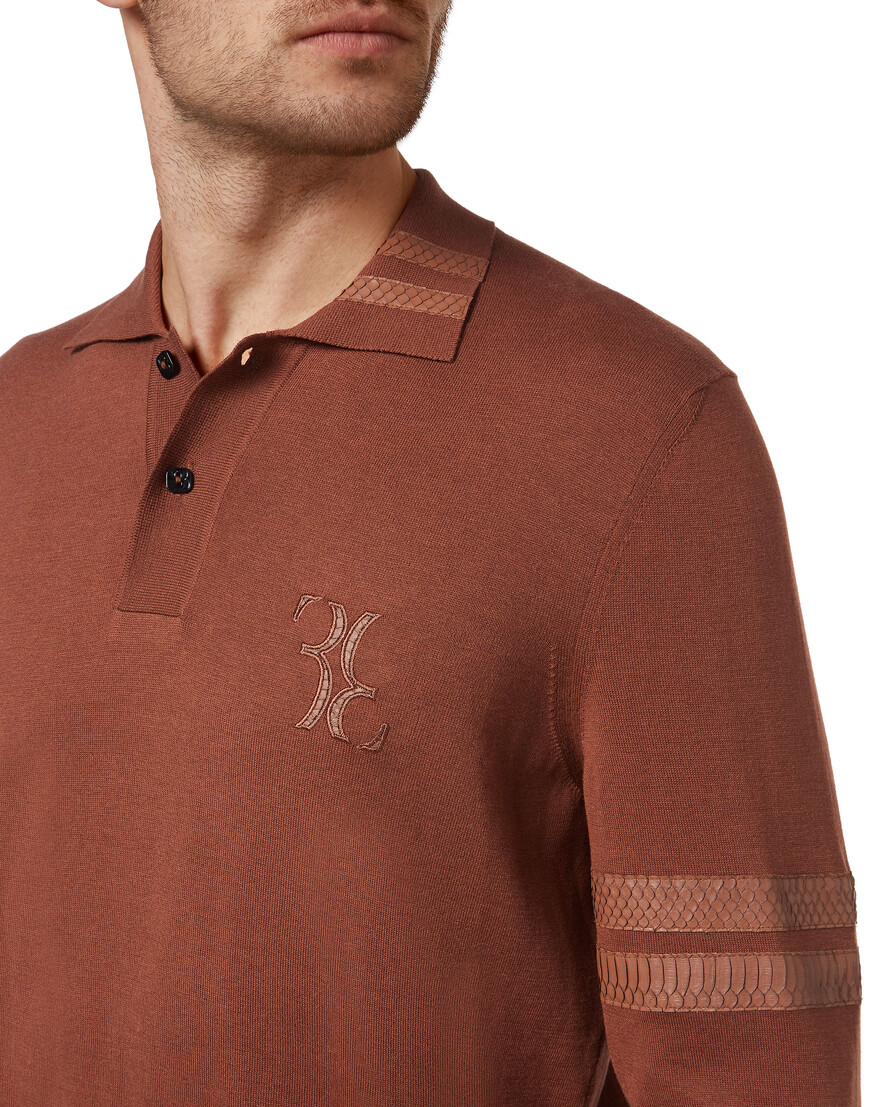 поло с длинным рукавом  WABC-MKK0204-PKN002N_04 по низкой цене