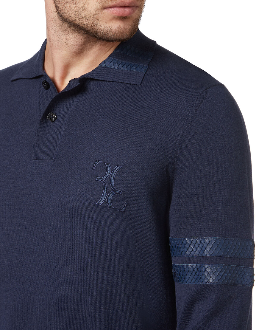 поло с длинным рукавом  WABC-MKK0204-PKN002N_14 по низкой цене