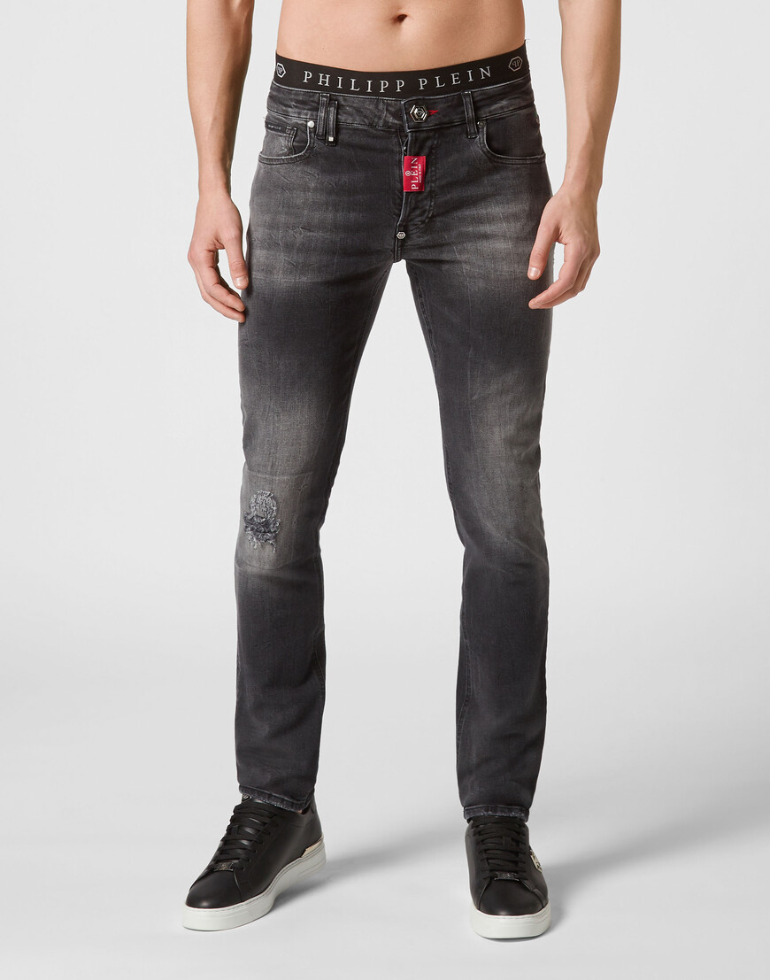 

Джинсы Прямые Philipp Plein, Серый