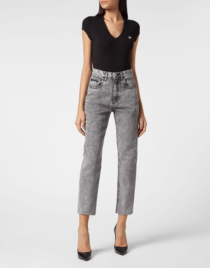 джинсы с высокой посадкой  SACC-WDT2110-PDE004N_13MI по низкой цене