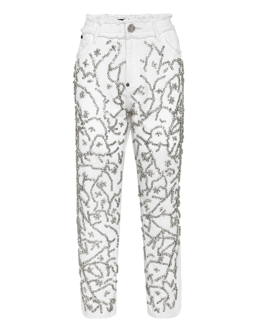 джинсы с высокой посадкой  PACC-WDT2296-PDE004N_01SO по акции