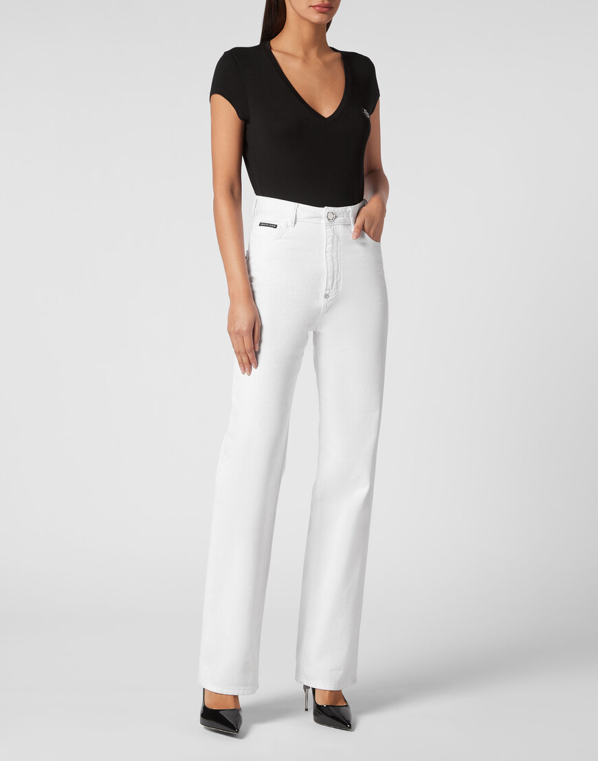 широкие джинсы  PACC-WDT2321-PDE004N_01SO по низкой цене