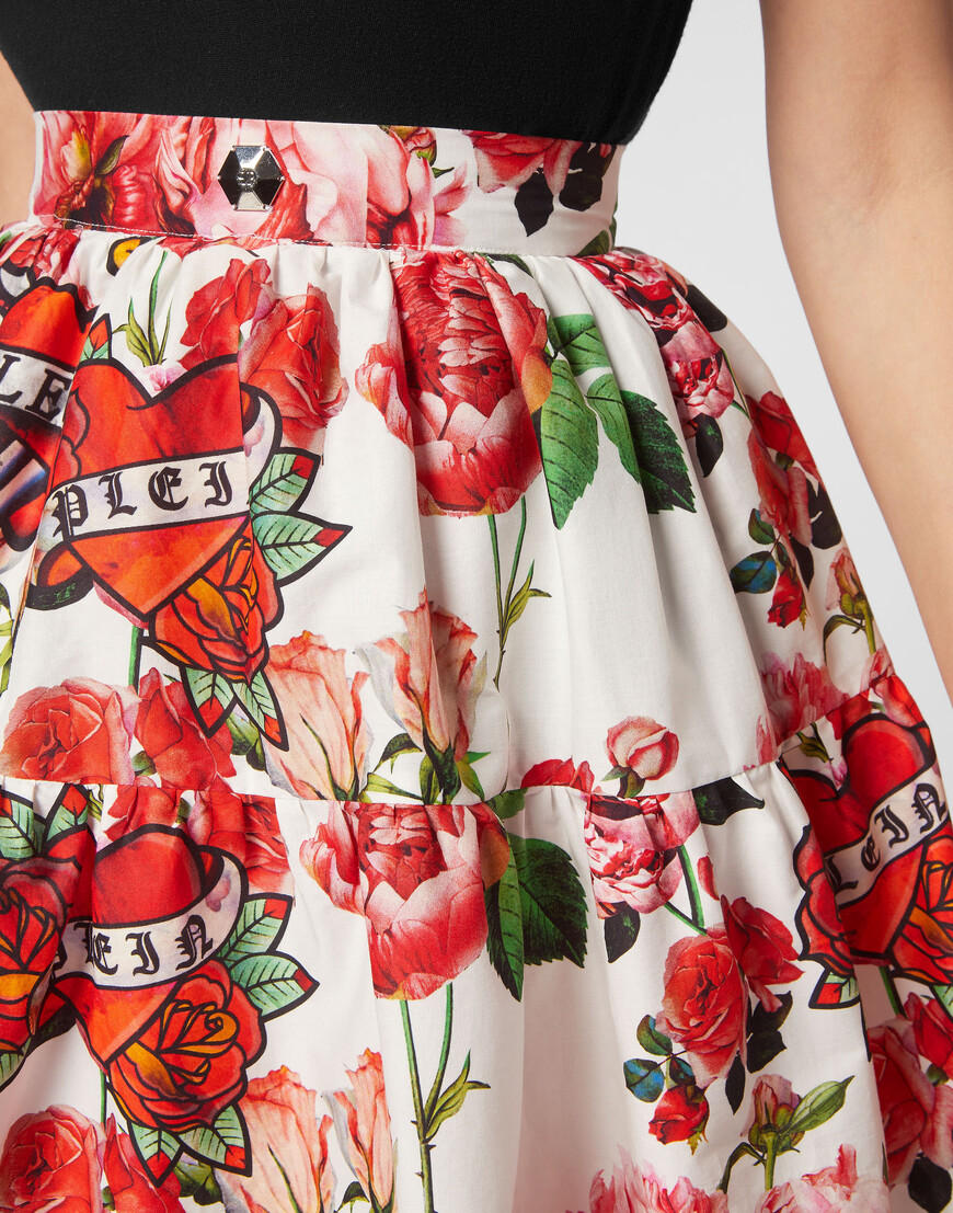 юбка мини  PACC-WRV0466-PTE012N_0121 со скидкой