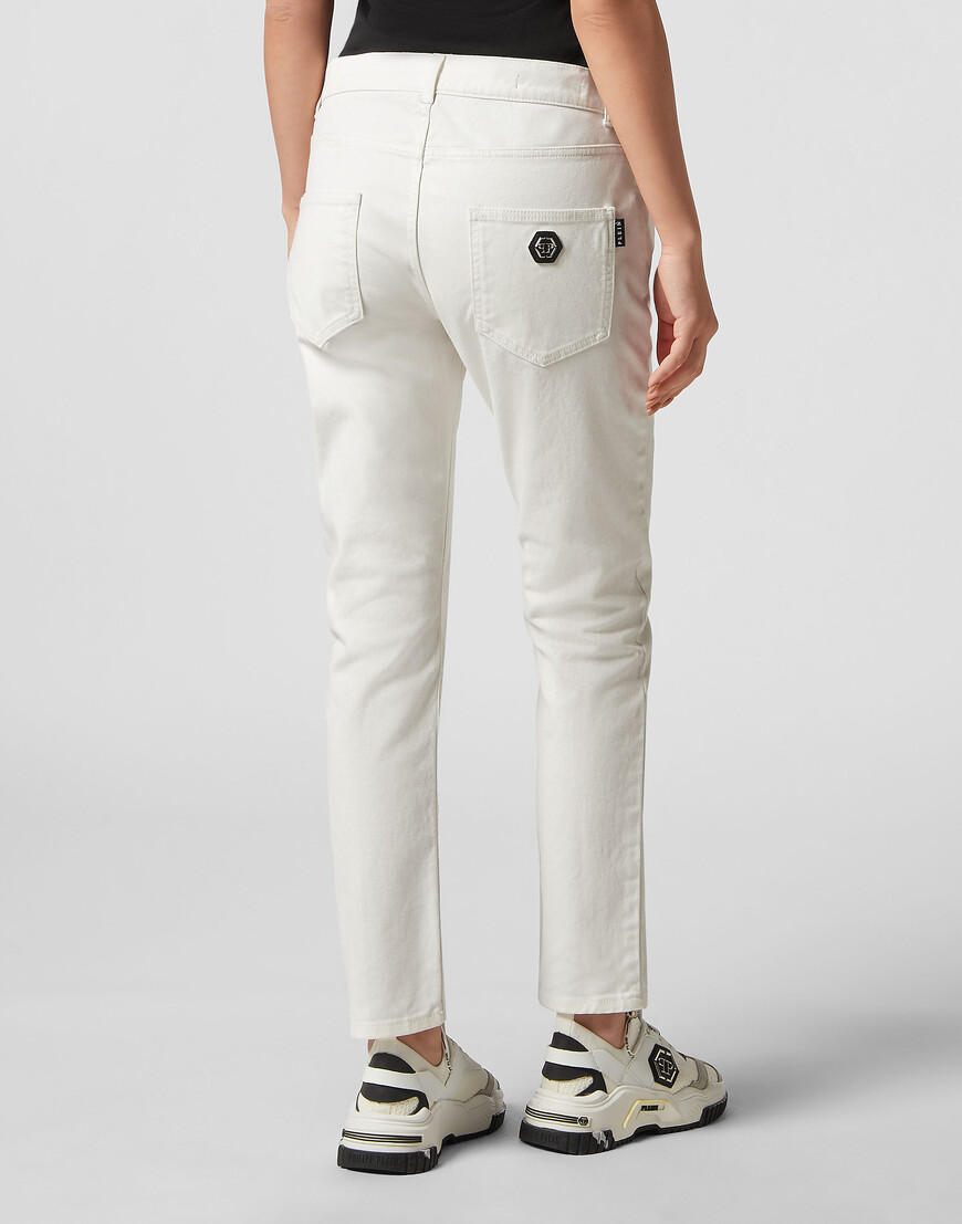 джинсы бойфренды  FACC-WDT2382-PDE004N_01SI купить с доставкой