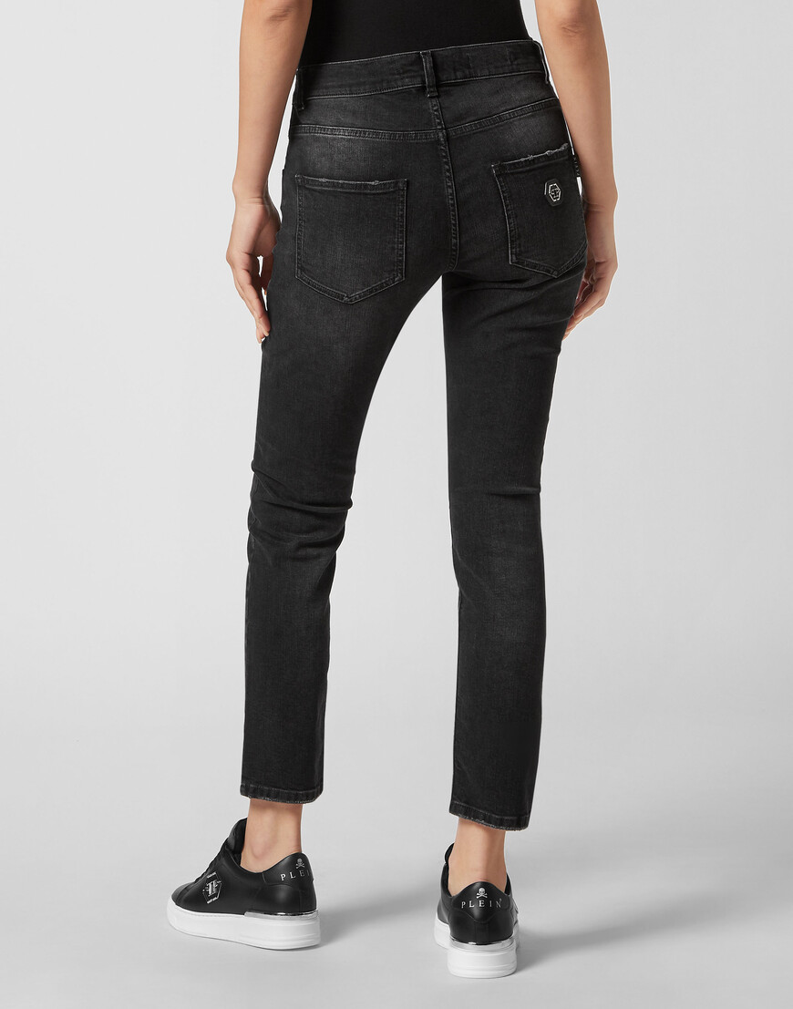 джинсы бойфренды  FACC-WDT2396-PDE004N_02NC купить с доставкой