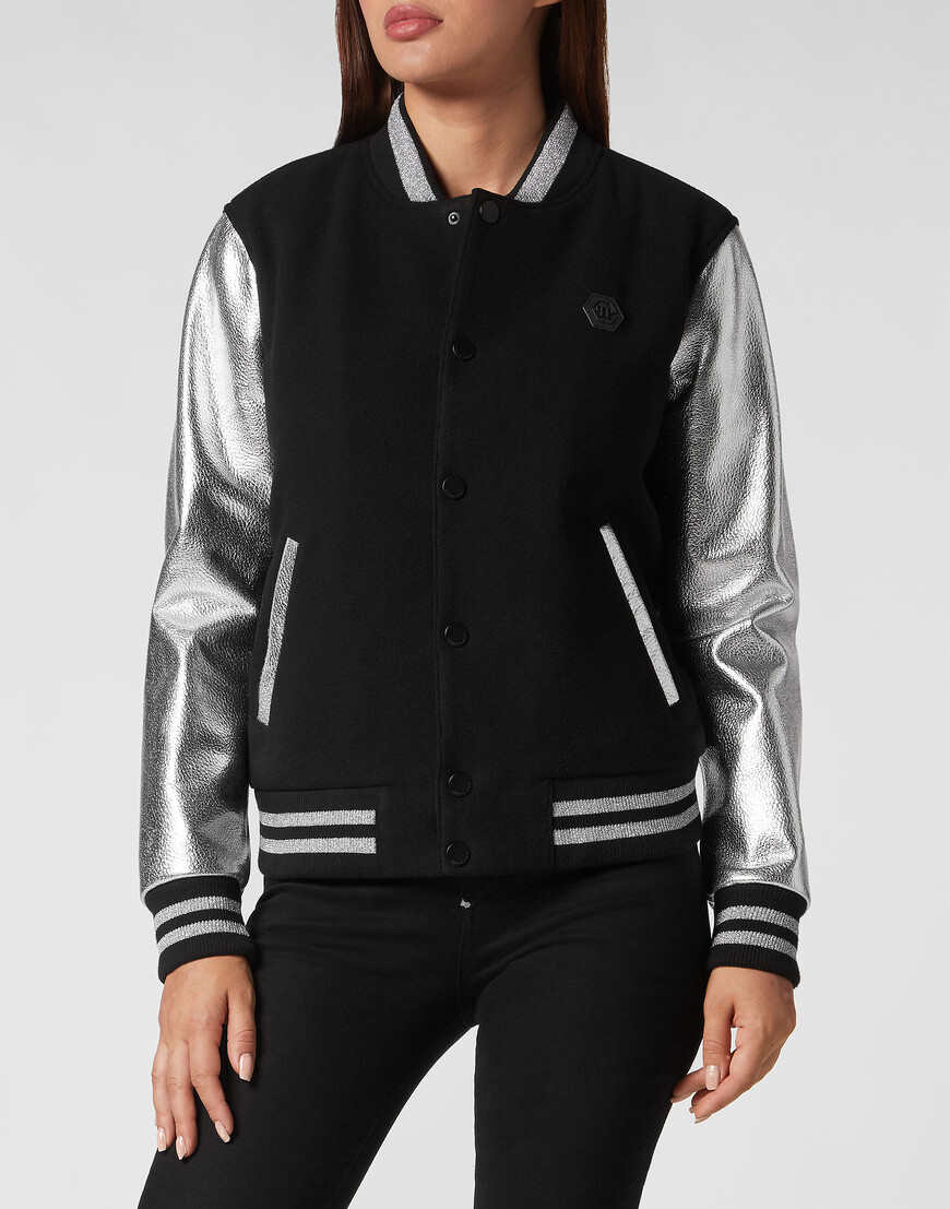 

Бомбер Philipp Plein, Серебряный