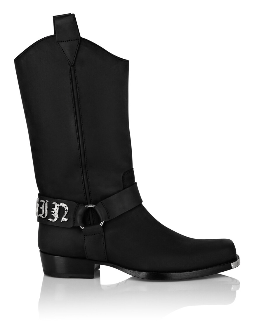 

Ботфорты Philipp Plein, Черный