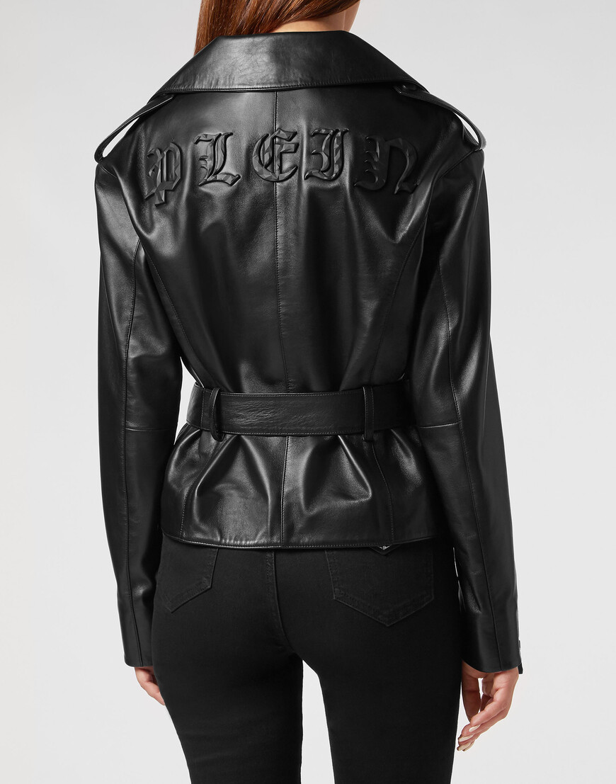 кожаная куртка  SADC-WLB1058-PLE010N_02 купить с доставкой