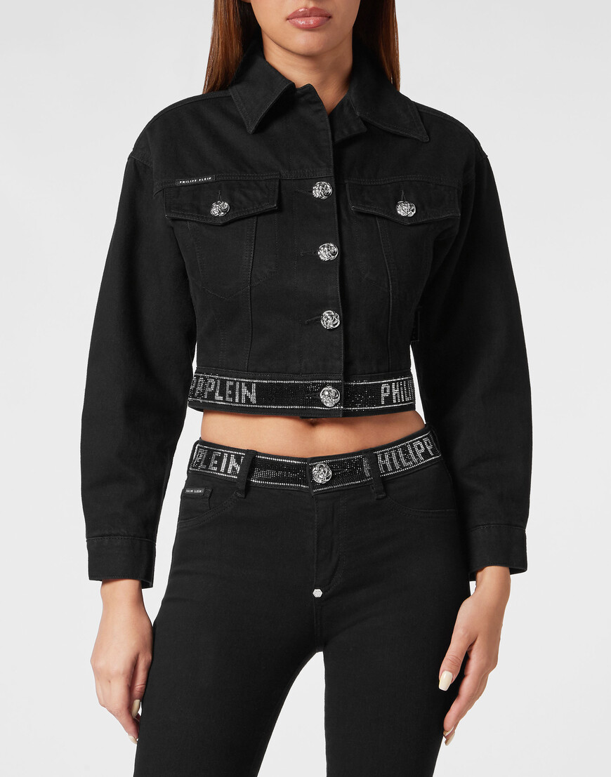 

Джинсовая Куртка Philipp Plein, Черный