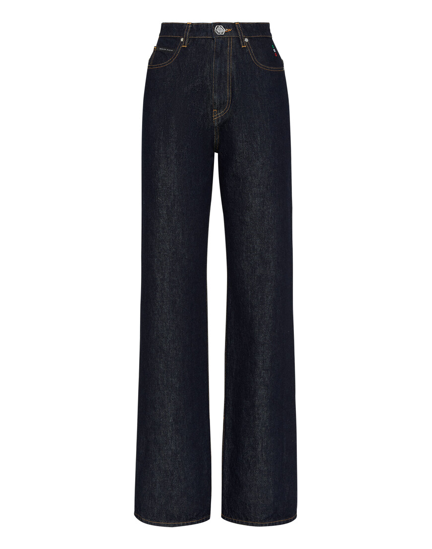 широкие джинсы  SADC-WDT2455-PDE004N_14BM по акции