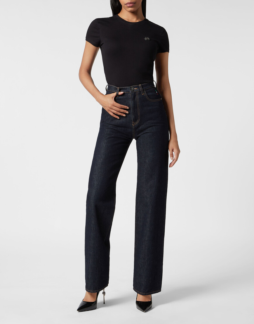 широкие джинсы  SADC-WDT2455-PDE004N_14BM по низкой цене