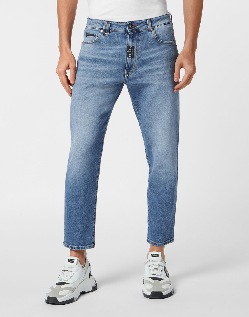 

Джинсы Прямые Philipp Plein, Синий