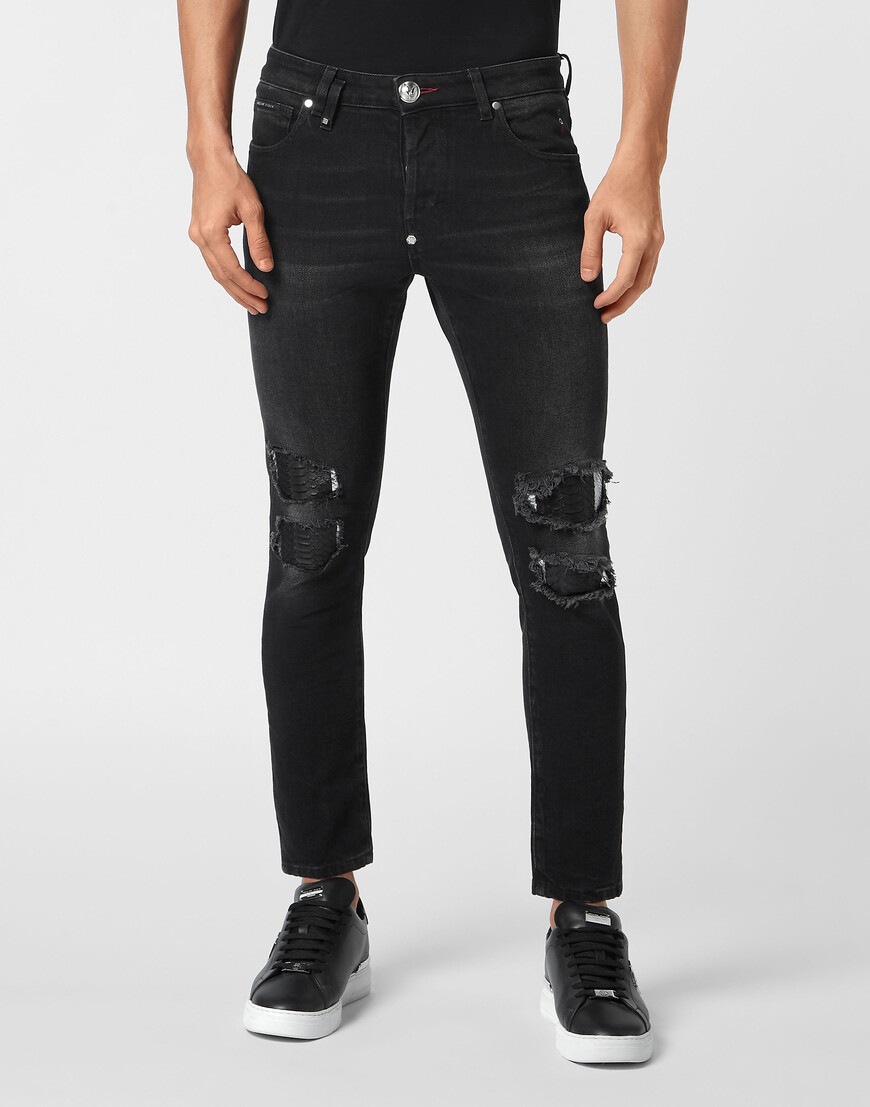 

Скинни Philipp Plein, Серый