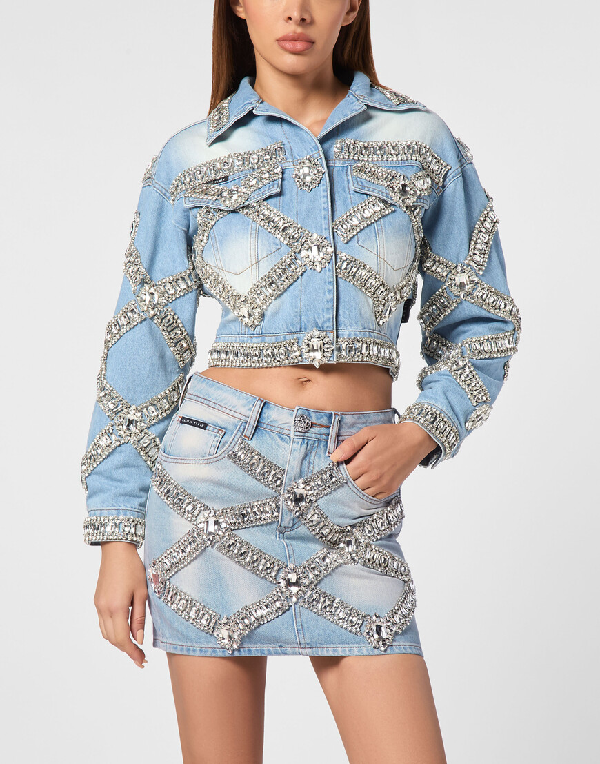 

Джинсовая Куртка Philipp Plein, Голубой