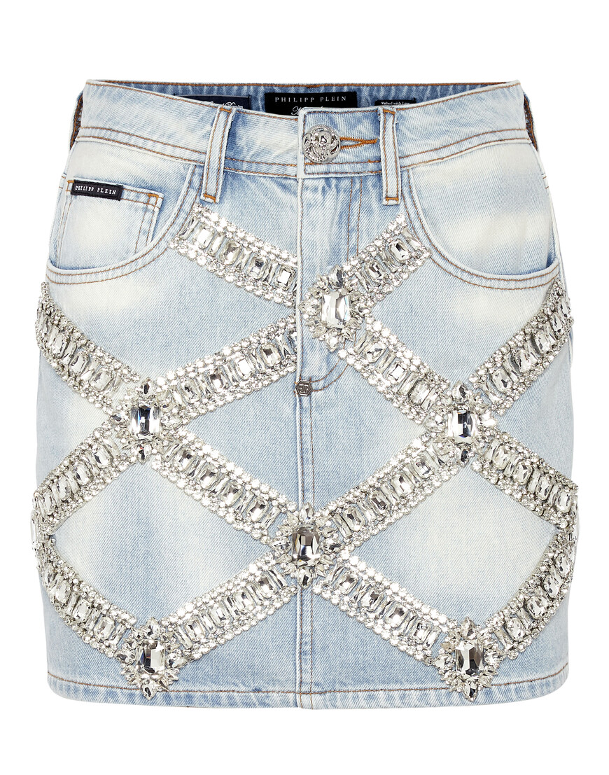 

Юбка Мини Philipp Plein, Голубой