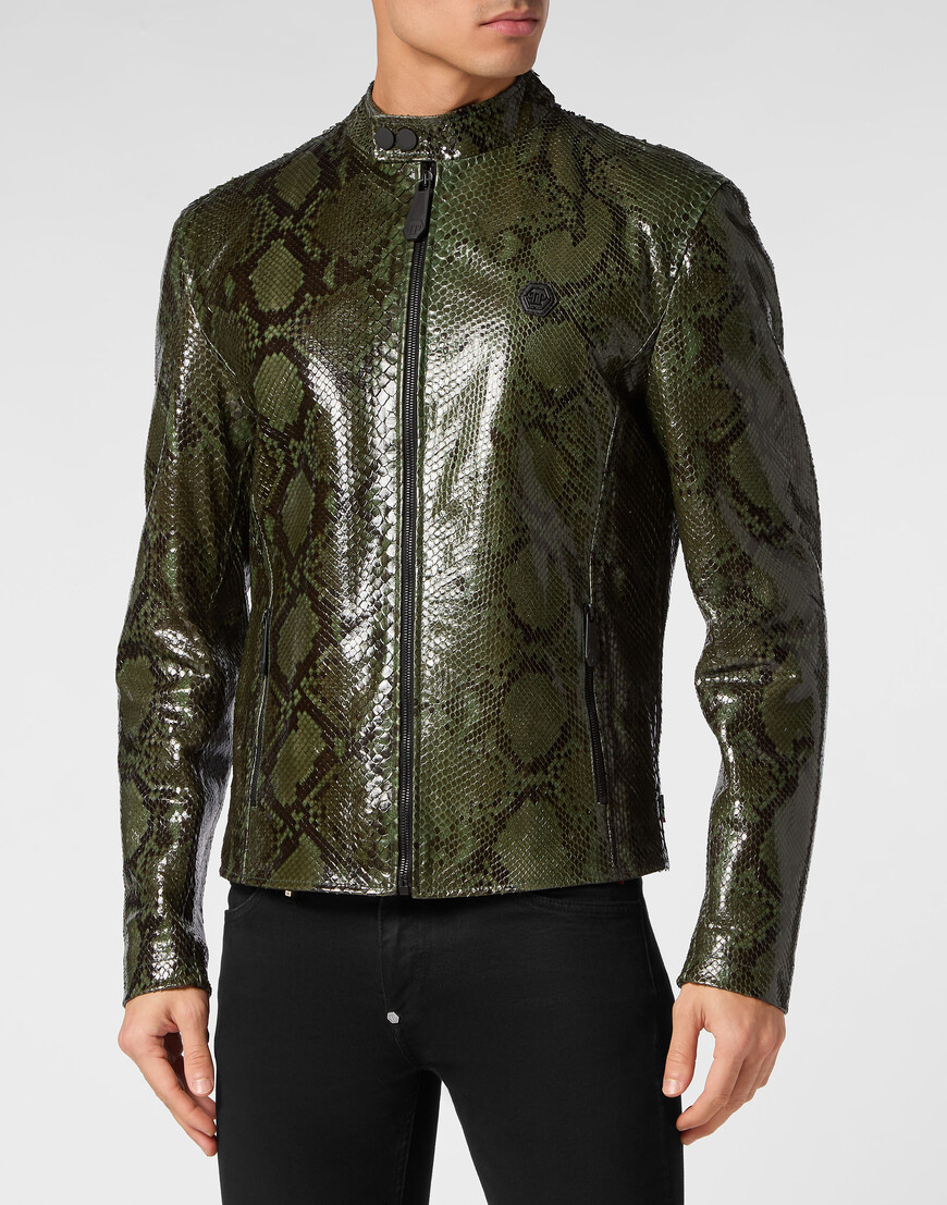 

Кожаная Куртка Philipp Plein, Зеленый
