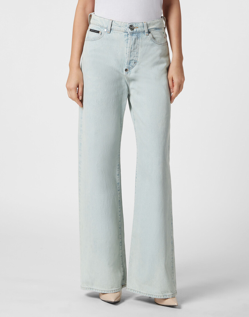 широкие джинсы  FADC-WDT2619-PDE004N_08IB фотография