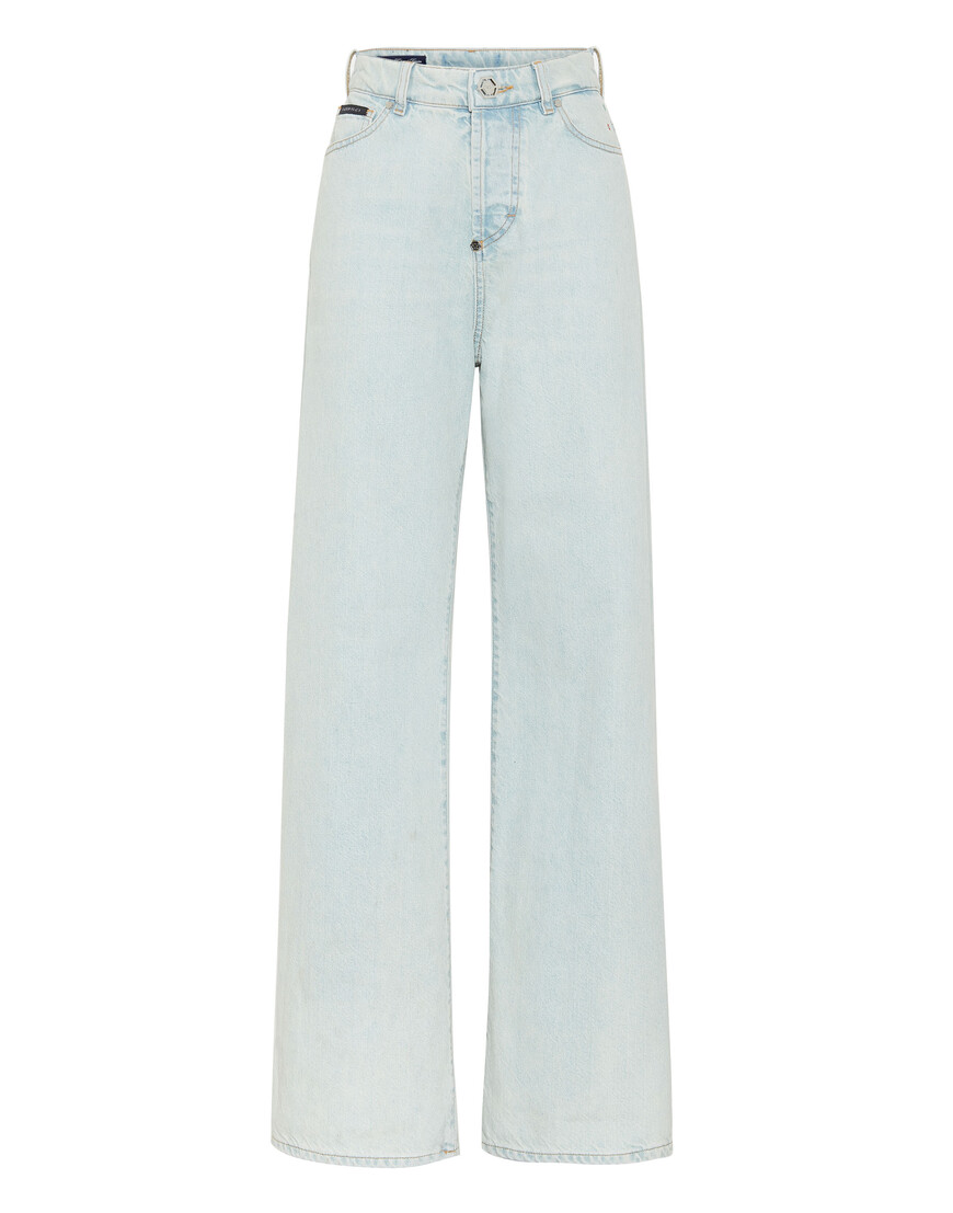 

Широкие Джинсы Philipp Plein, Голубой