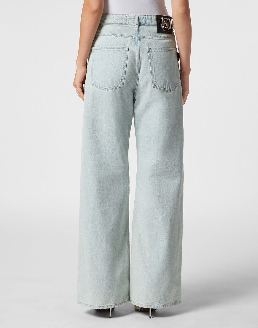 широкие джинсы  FADC-WDT2619-PDE004N_08IB купить с доставкой