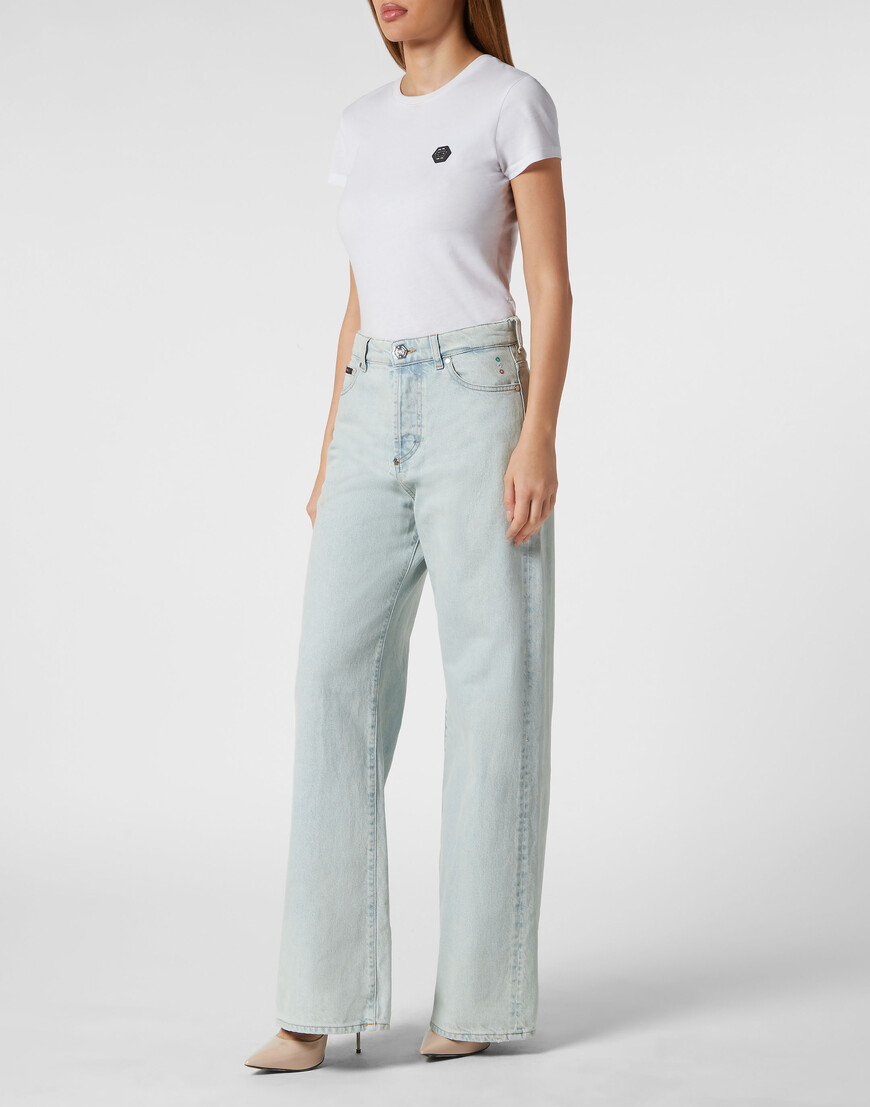 широкие джинсы  FADC-WDT2619-PDE004N_08IB по низкой цене