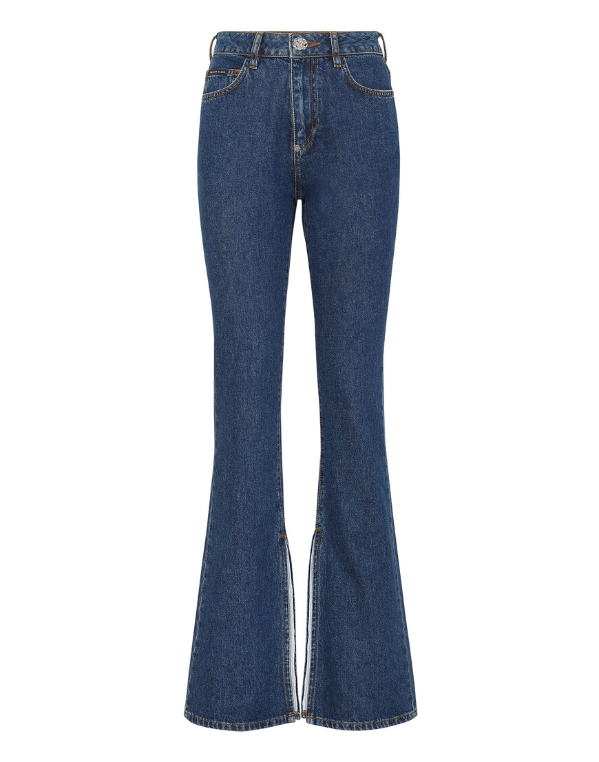 джинсы клеш  FADC-WDT2590-PDE004N_07DP по акции