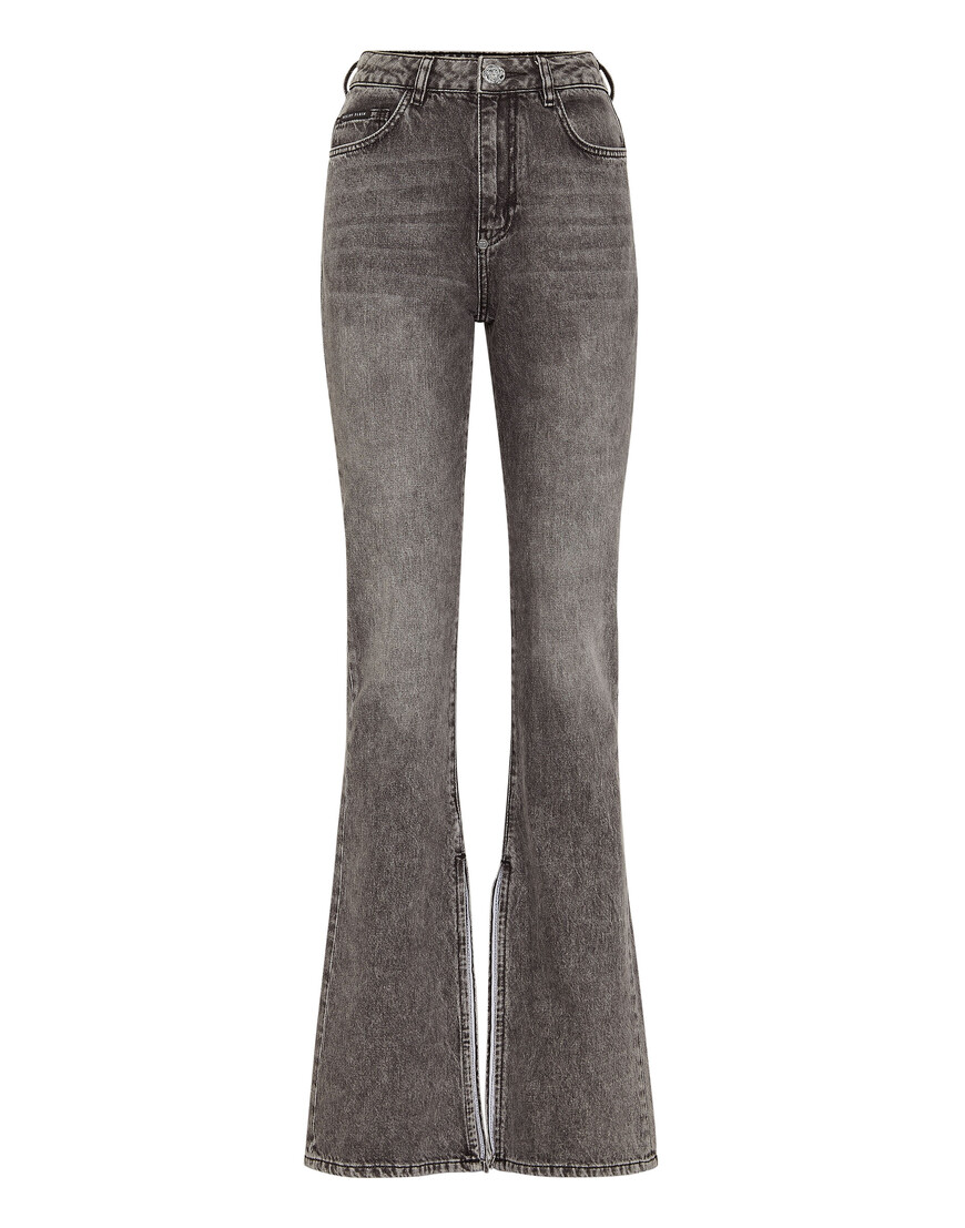 джинсы клеш  FADC-WDT2590-PDE004N_10GO по акции