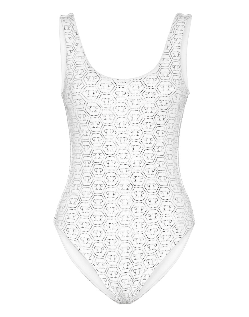 

Купальник Сплошной Philipp Plein, Белый