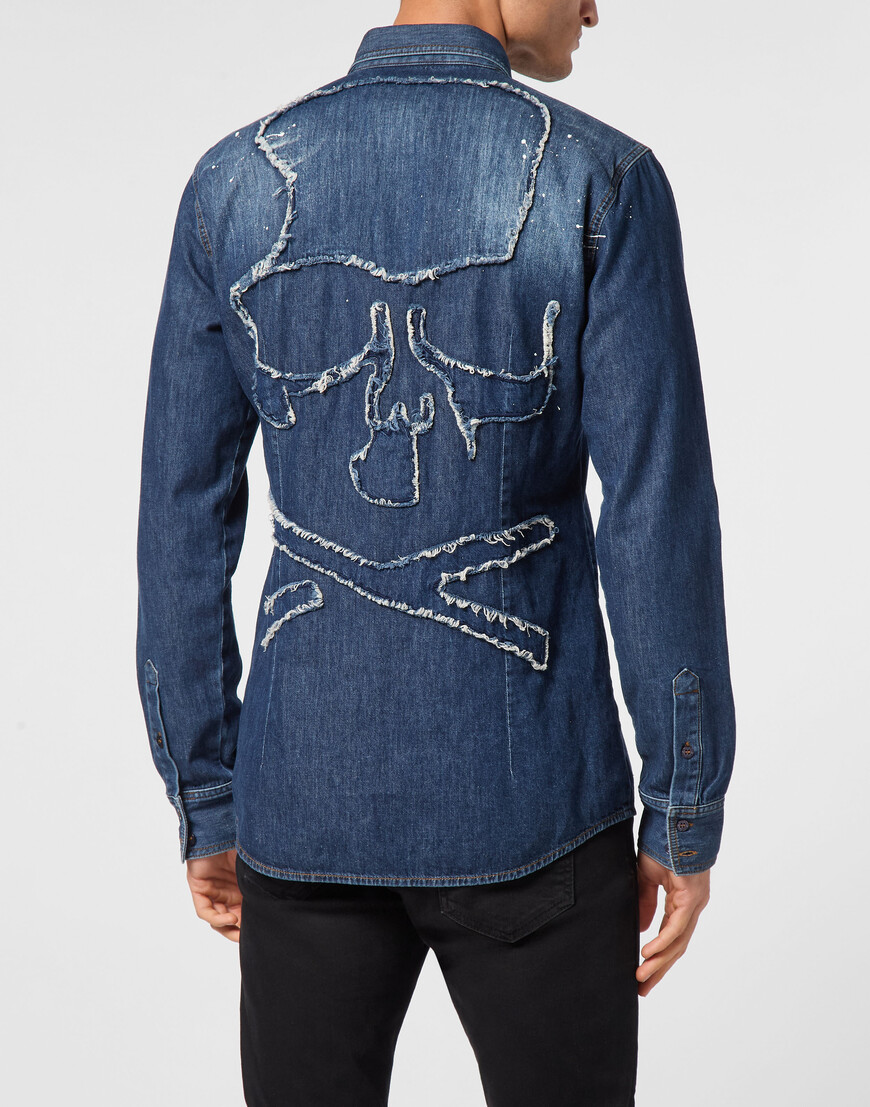 

Рубашка Philipp Plein, Синий