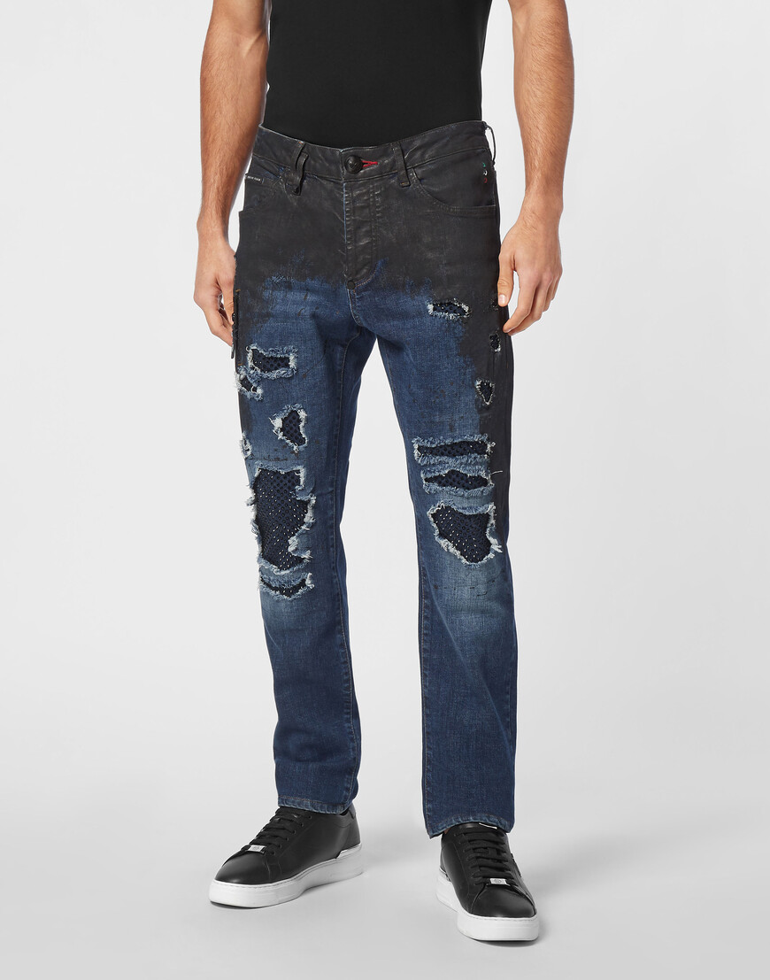 

Джинсы Прямые Philipp Plein, Черный