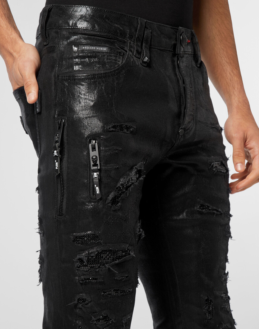 

Джинсы Прямые Philipp Plein, Черный