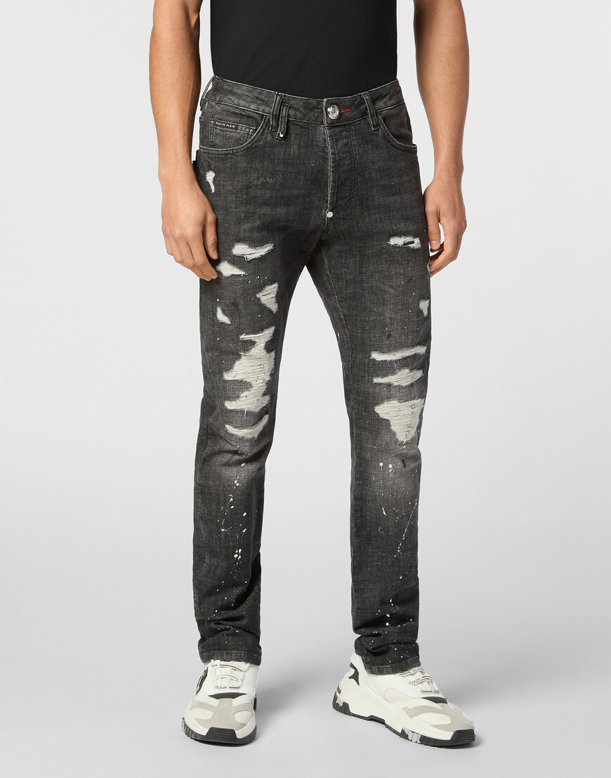 

Джинсы Прямые Philipp Plein, Черный