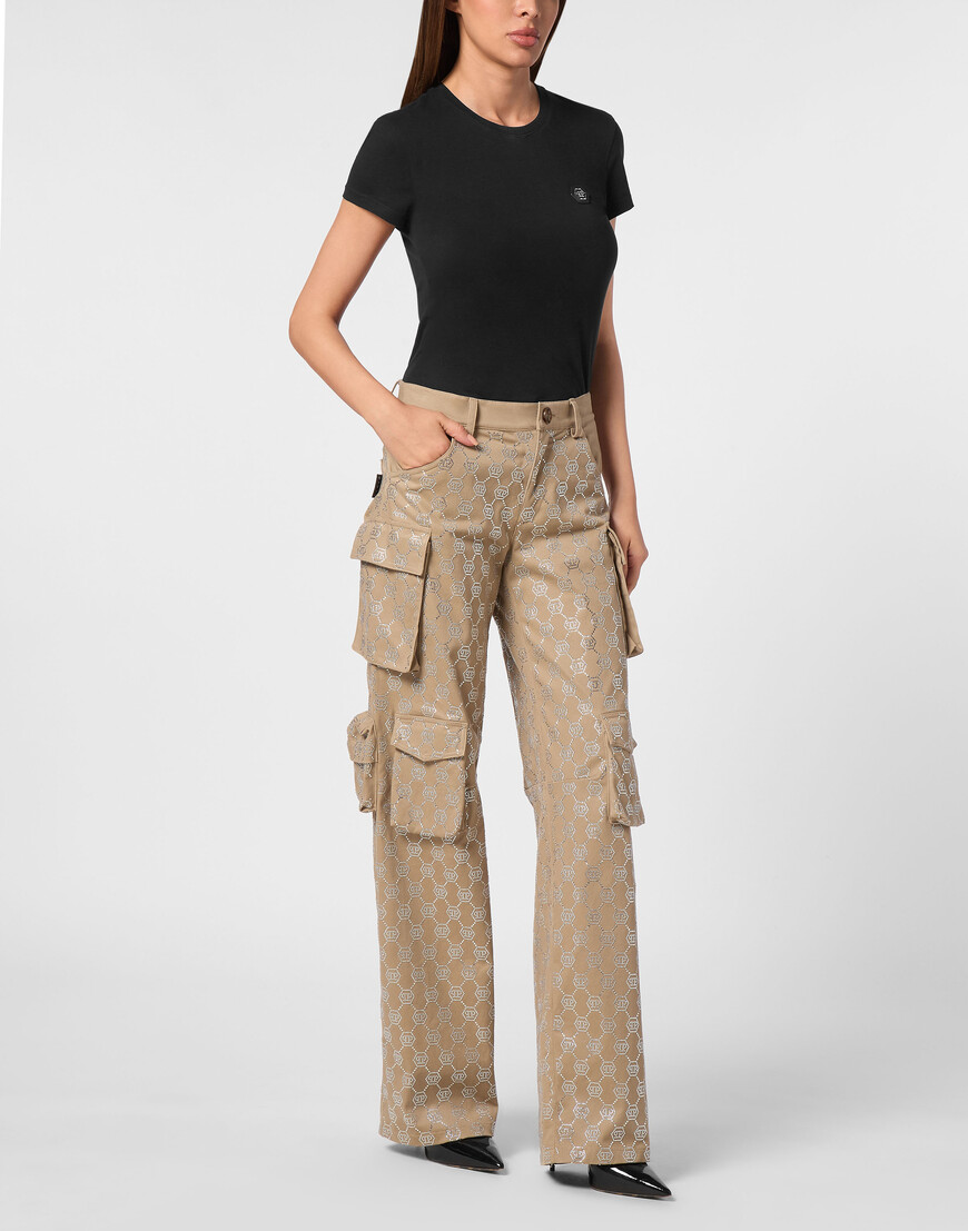 

Брюки Клеш Philipp Plein, Бежевый