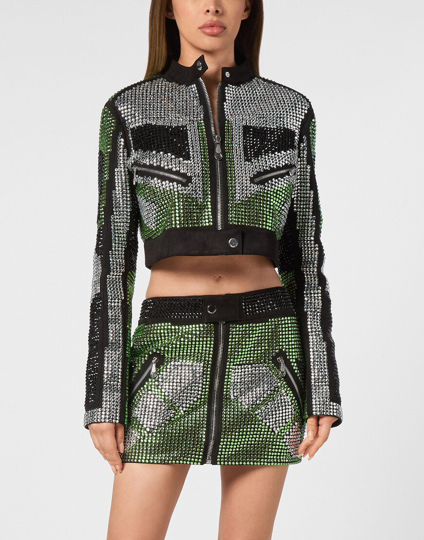 

Кожаная Куртка Philipp Plein, Зеленый