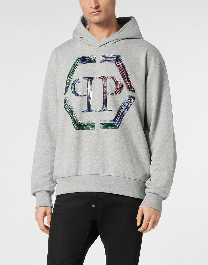 

Худи Philipp Plein, Серый