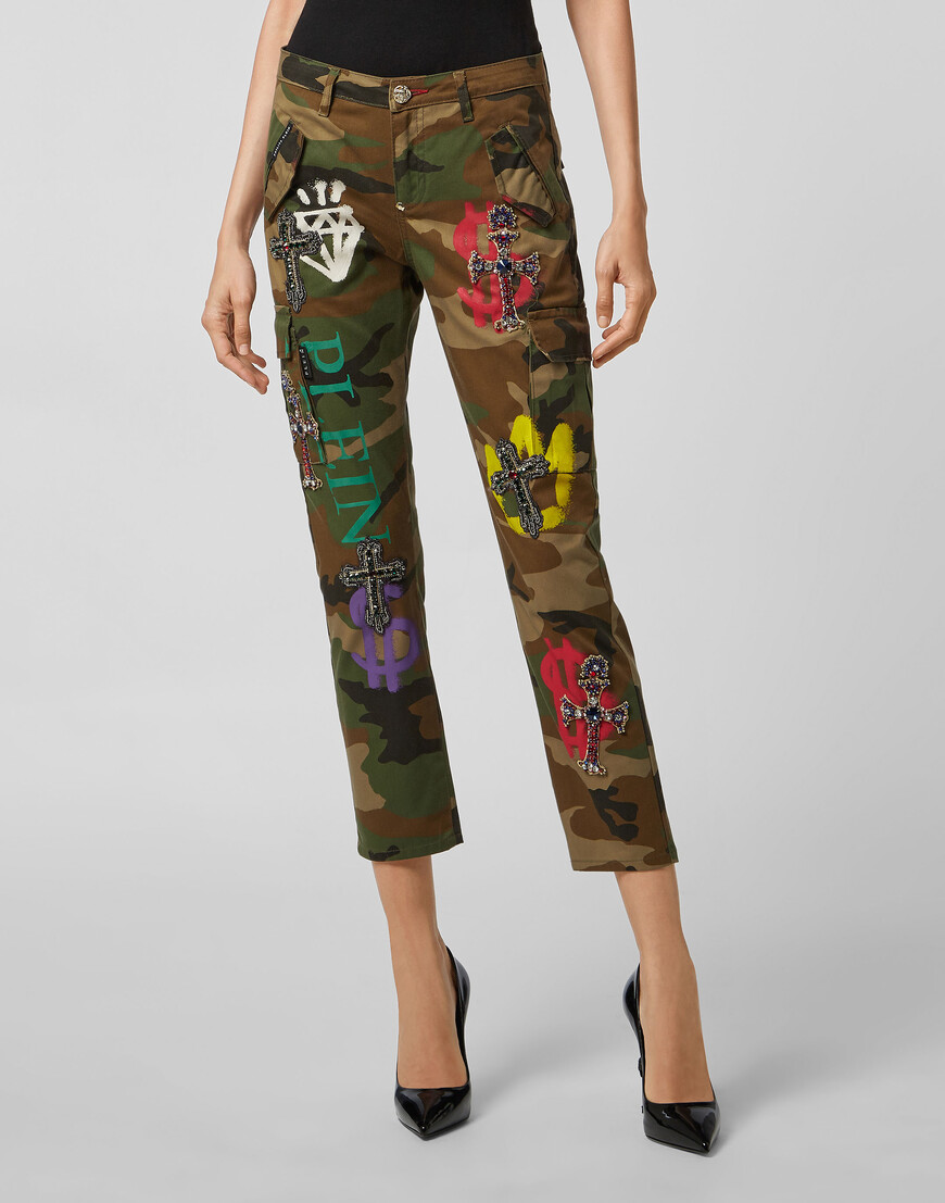

Брюки Прямые Philipp Plein, Хаки