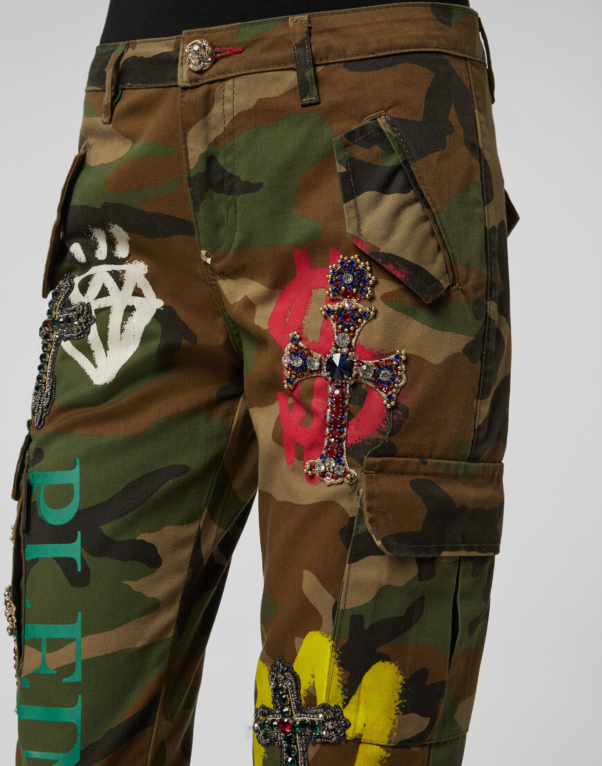 брюки прямые  A20C-WRT0881-PDE004N_50 со скидкой