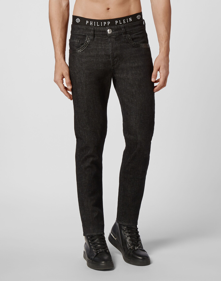 

Джинсы Прямые Philipp Plein, Черный