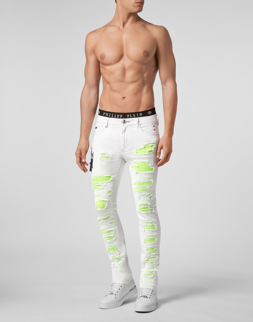 джинсы зауженные  PAAC-MDT2461-PDE004N_01 по низкой цене