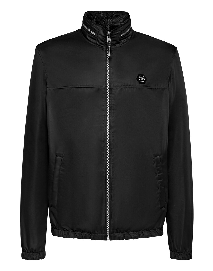 пуховик  от бренда philipp plein вид слева