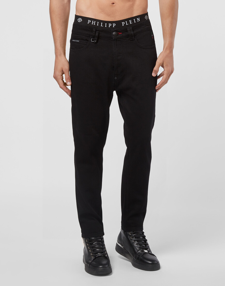

Джинсы Прямые И Зауженные Philipp Plein, Черный