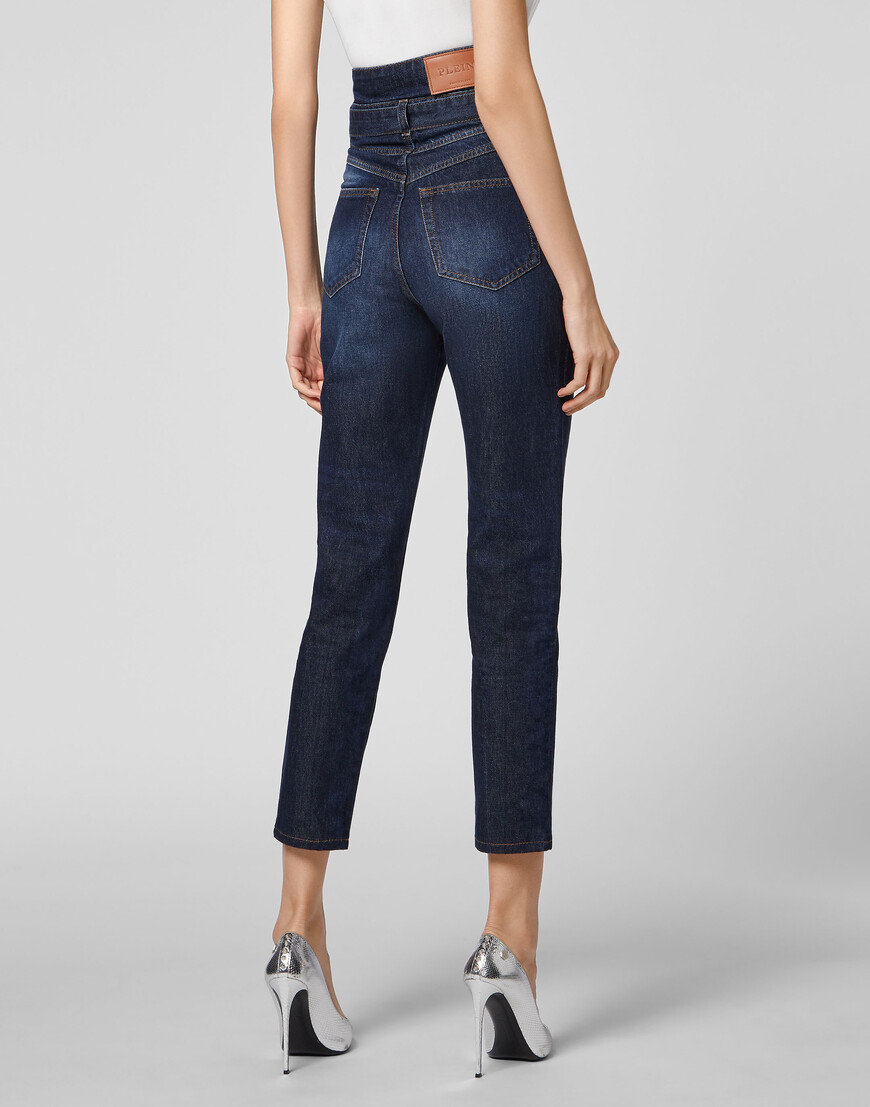 джинсы с высокой посадкой  FAAC-WDT1688-PDE004N_14DS купить с доставкой