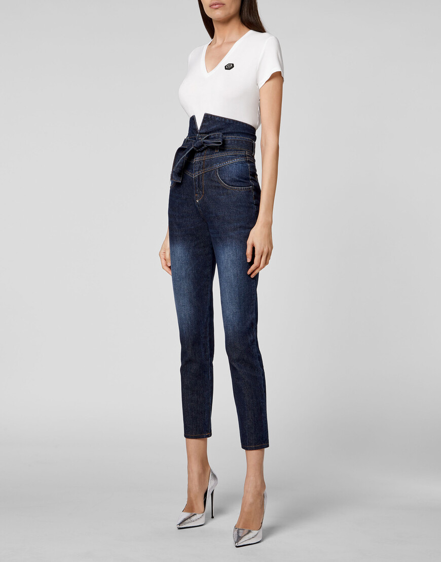 джинсы с высокой посадкой  FAAC-WDT1688-PDE004N_14DS по низкой цене