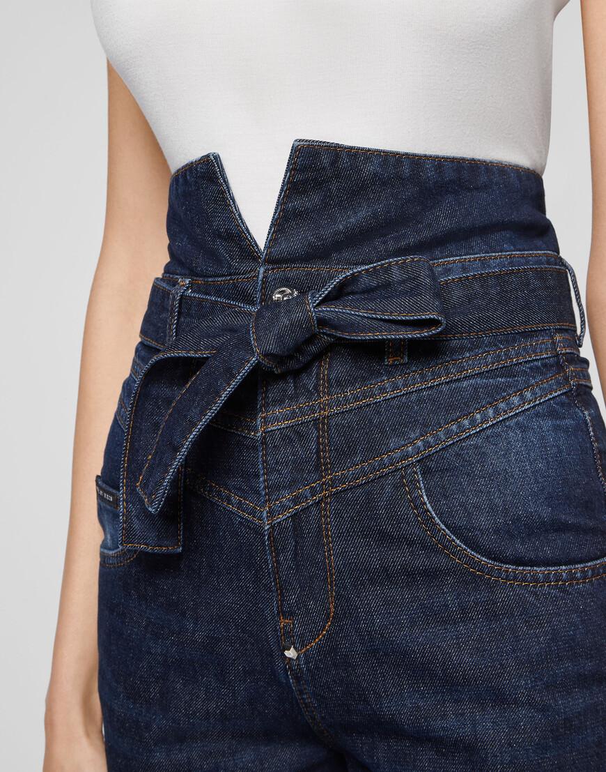 джинсы с высокой посадкой  FAAC-WDT1688-PDE004N_14DS со скидкой