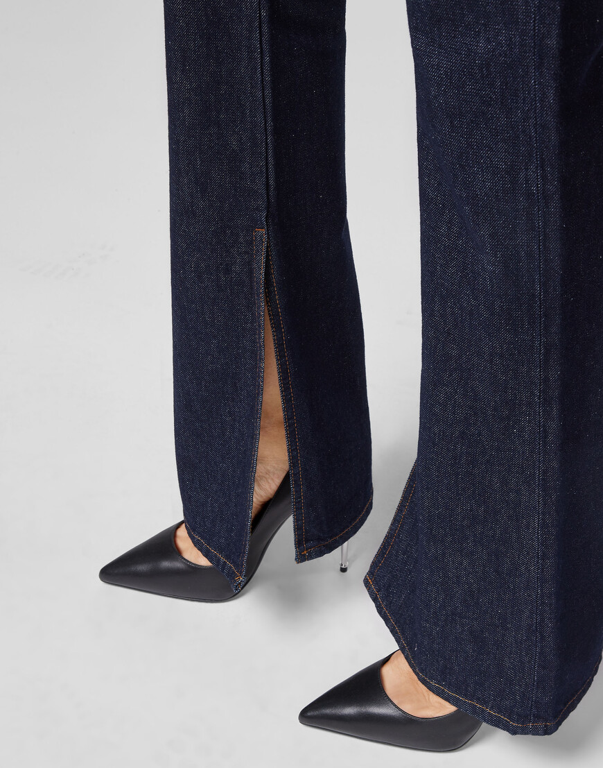 джинсы клеш  FAAC-WDT1692-PDE004N_14IC со скидкой