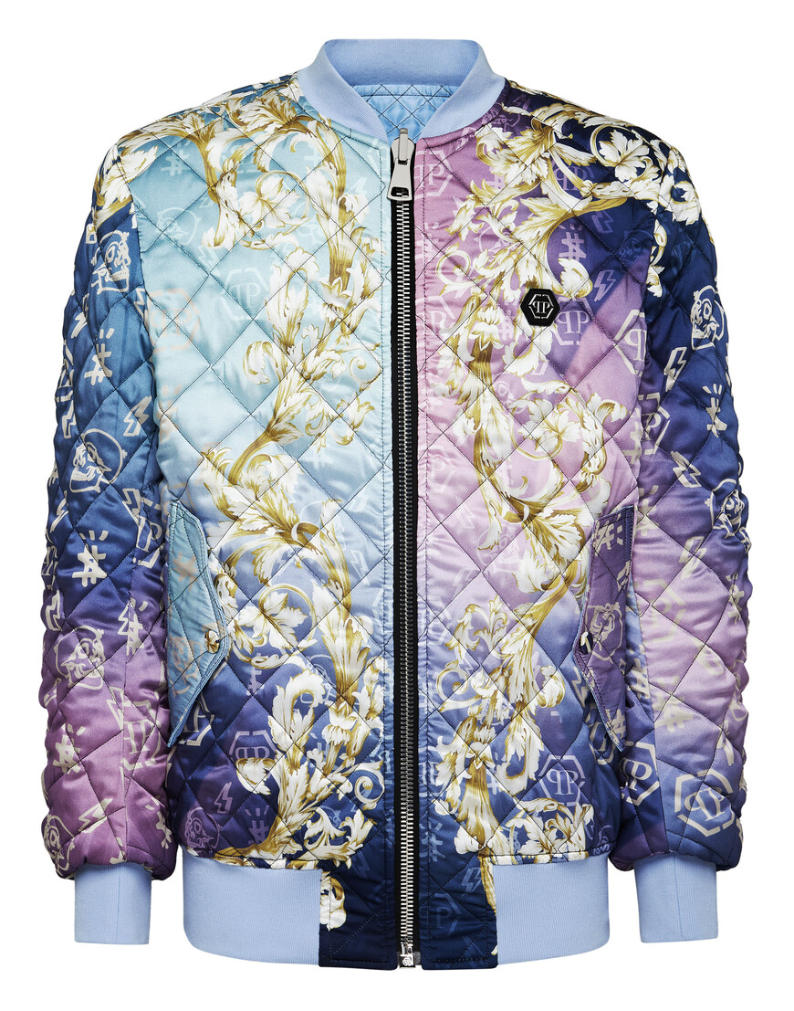 бомбер  от бренда philipp plein вид слева