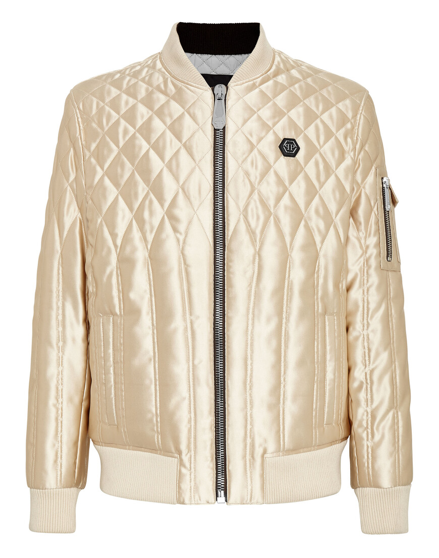 бомбер  от бренда philipp plein вид слева