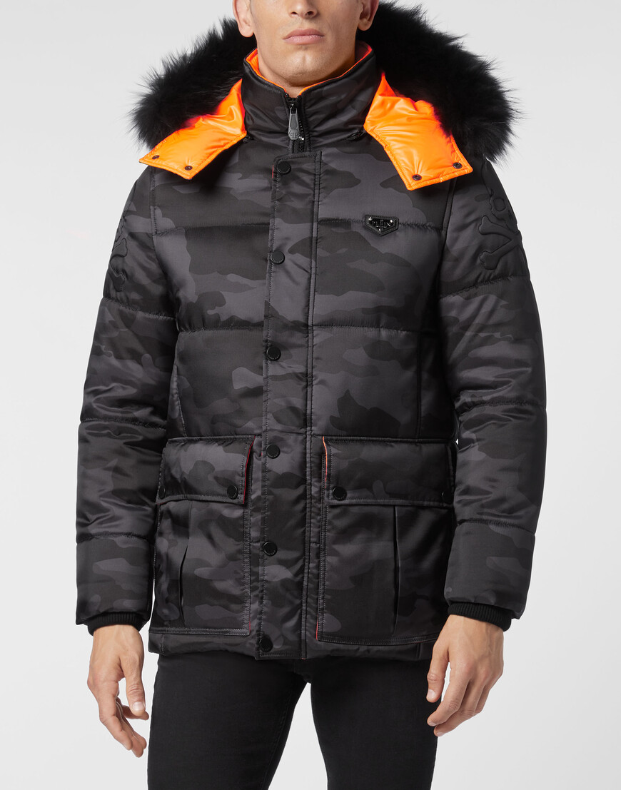

Пуховик Philipp Plein, Черный