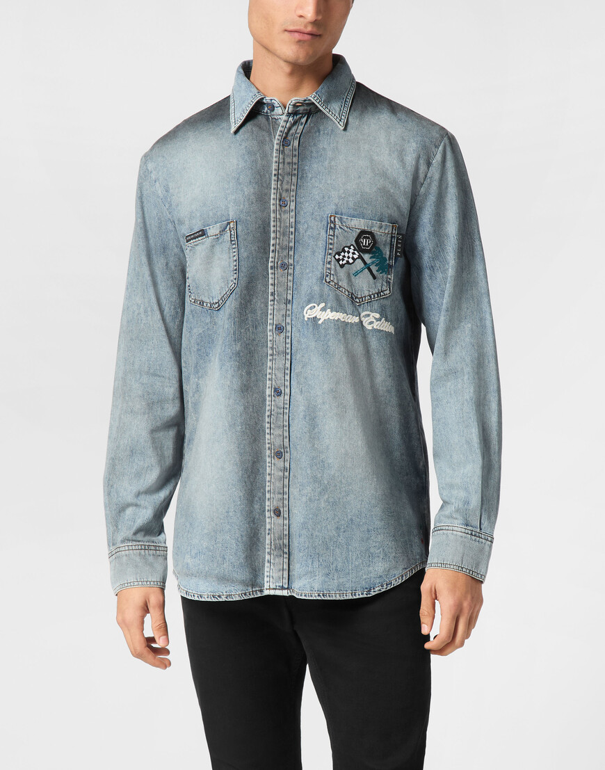

Рубашка Philipp Plein, Серый