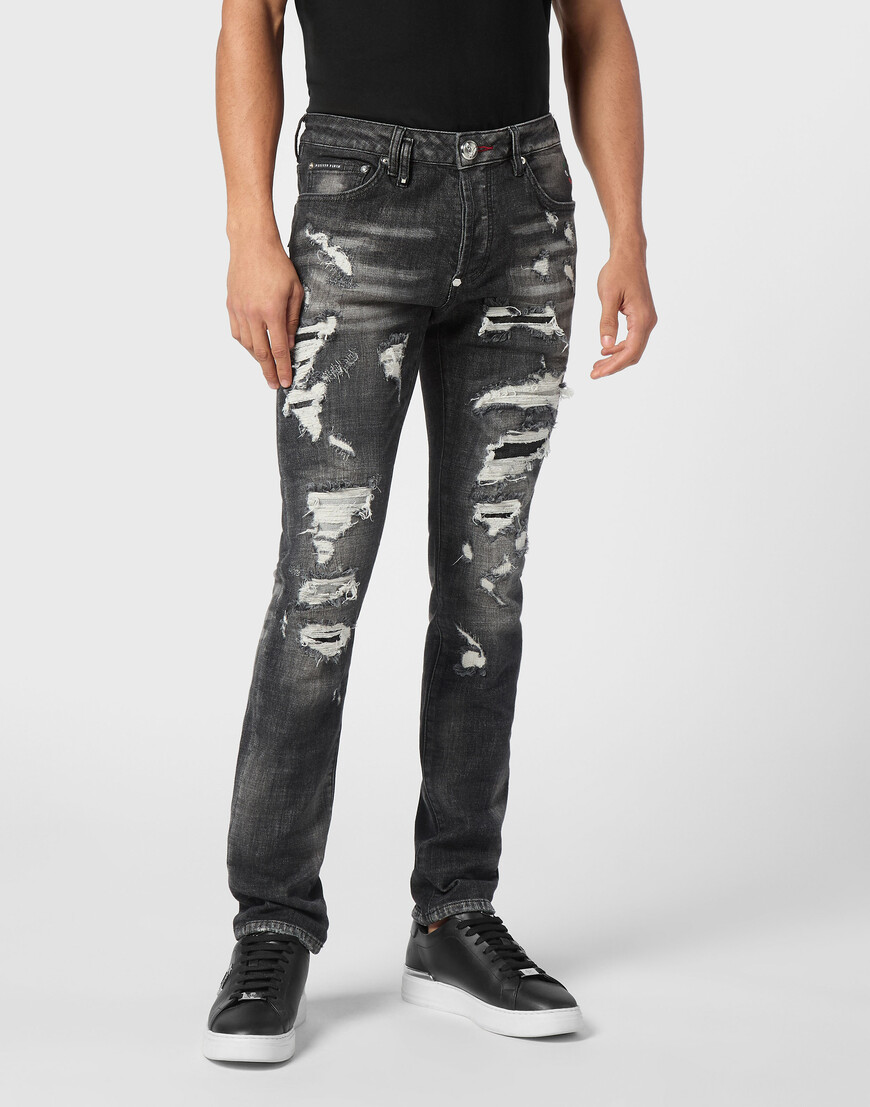 

Джинсы Прямые Philipp Plein, Черный