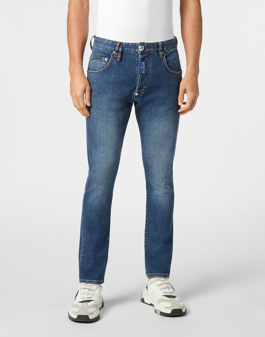 

Скинни Philipp Plein, Синий